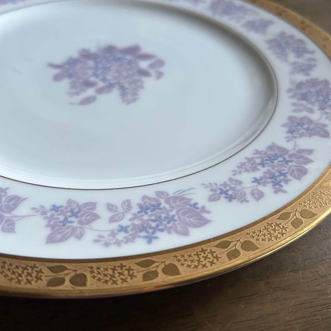大倉陶園 OKURA 皿 エンボス 陶器 洋食器 金彩 ビンテージ 高級