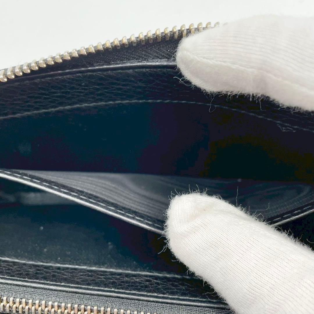 良品　グッチ　長財布　ソーホー　ダブルジップ　インターロッキング　ユニセックス