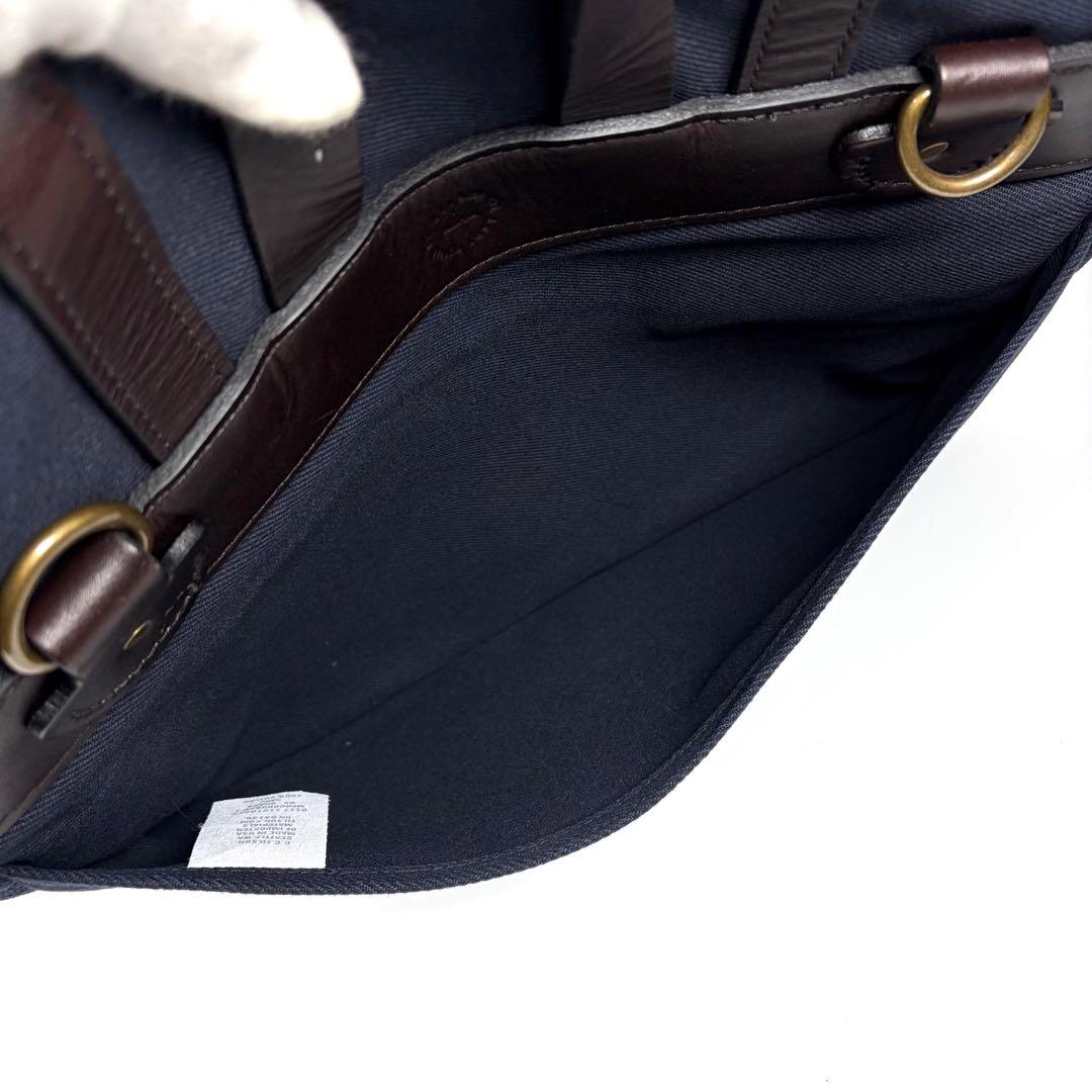 【美品】FILSON フィルソン フィールドバッグ Мサイズ ネイビー
