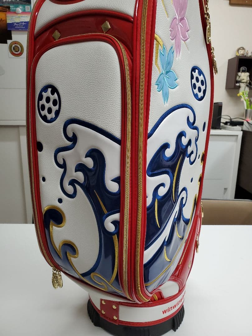【限定100本】富士山/日本一CART BAG GOLD ゴルフバッグ