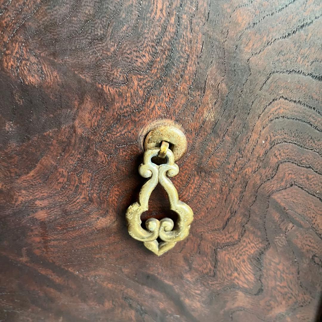 アンティーク 飾り棚 茶箪笥 シェルフ 昭和レトロ 無垢材 z438