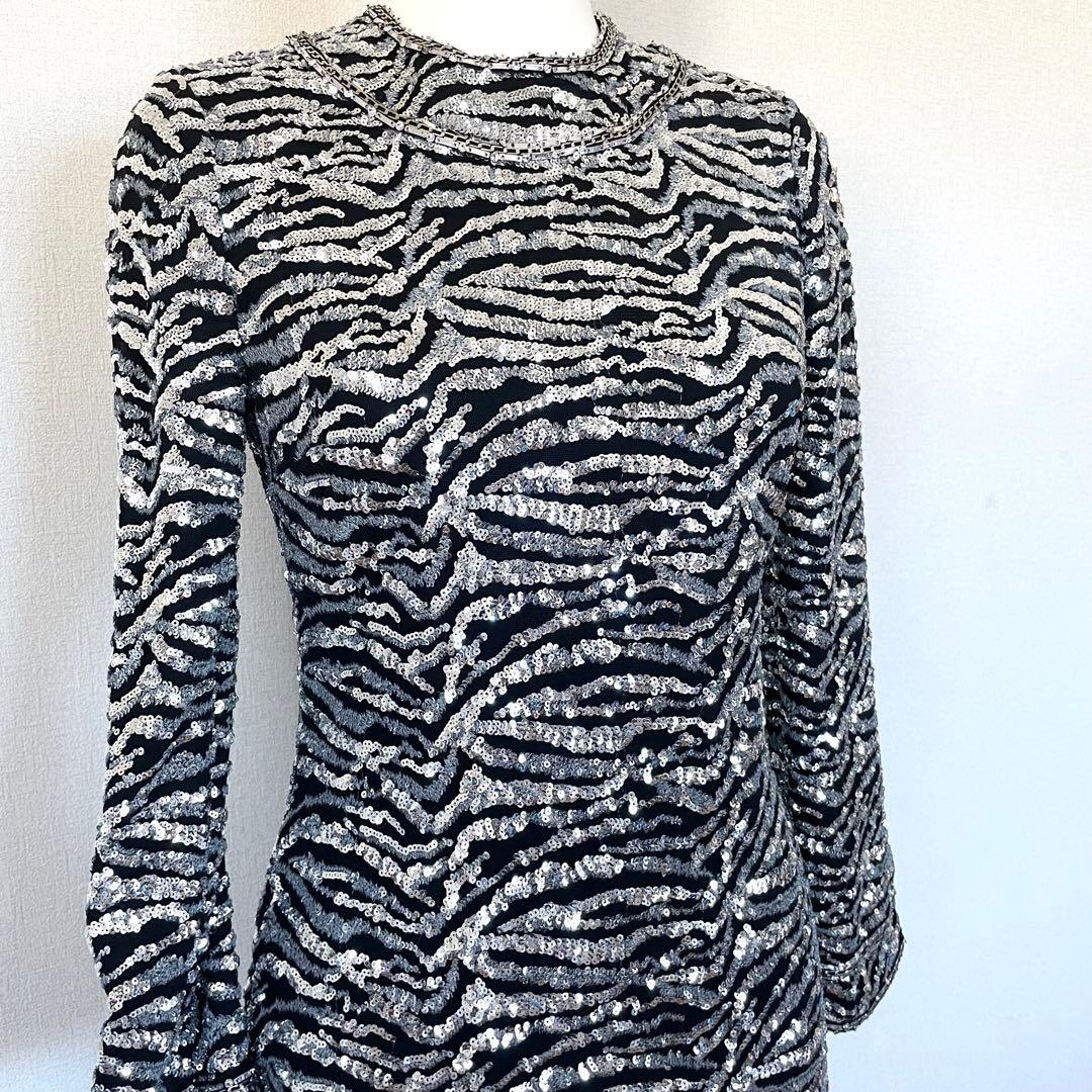 Saint Laurent Paris サンローラン スパンコール ワンピース