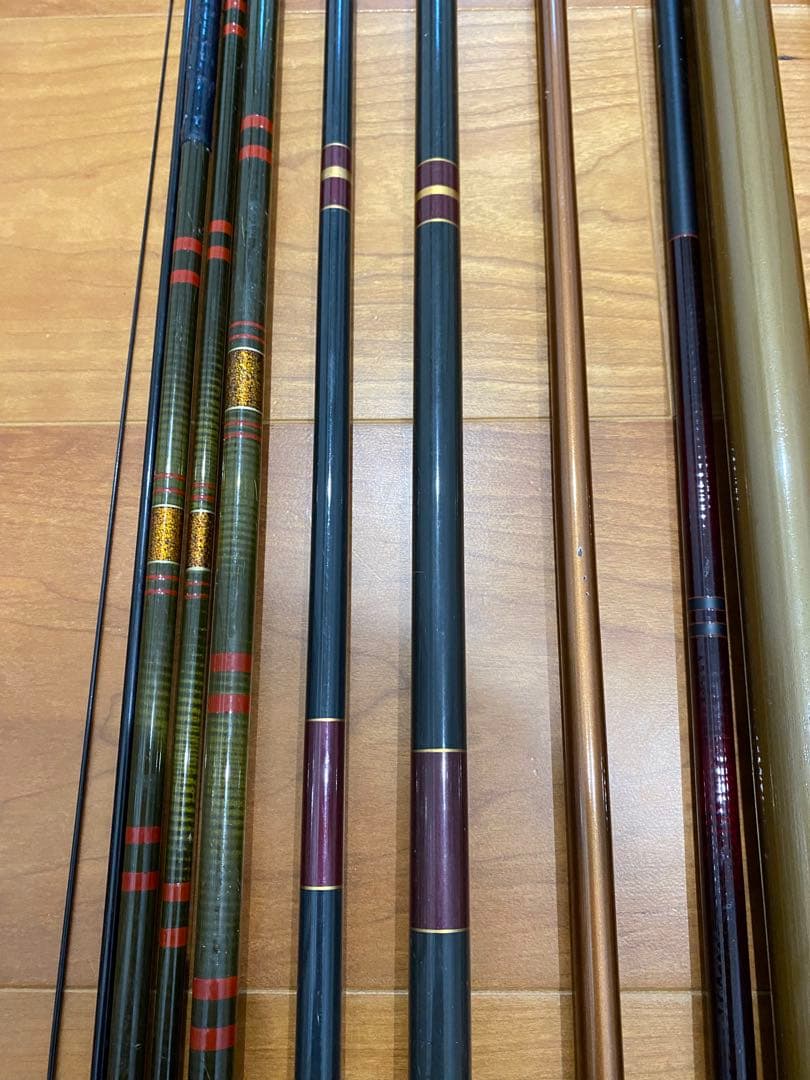 がまかつ　がまへら　へら釣り　ヘラブナ　鯉　渓流　竿　竿掛　竿受　10本セット