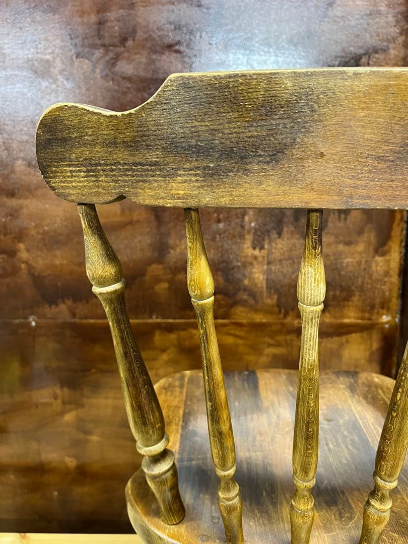 飛騨産業 キツツキ ウィンザーチェア 木製スピンドルバックチェア