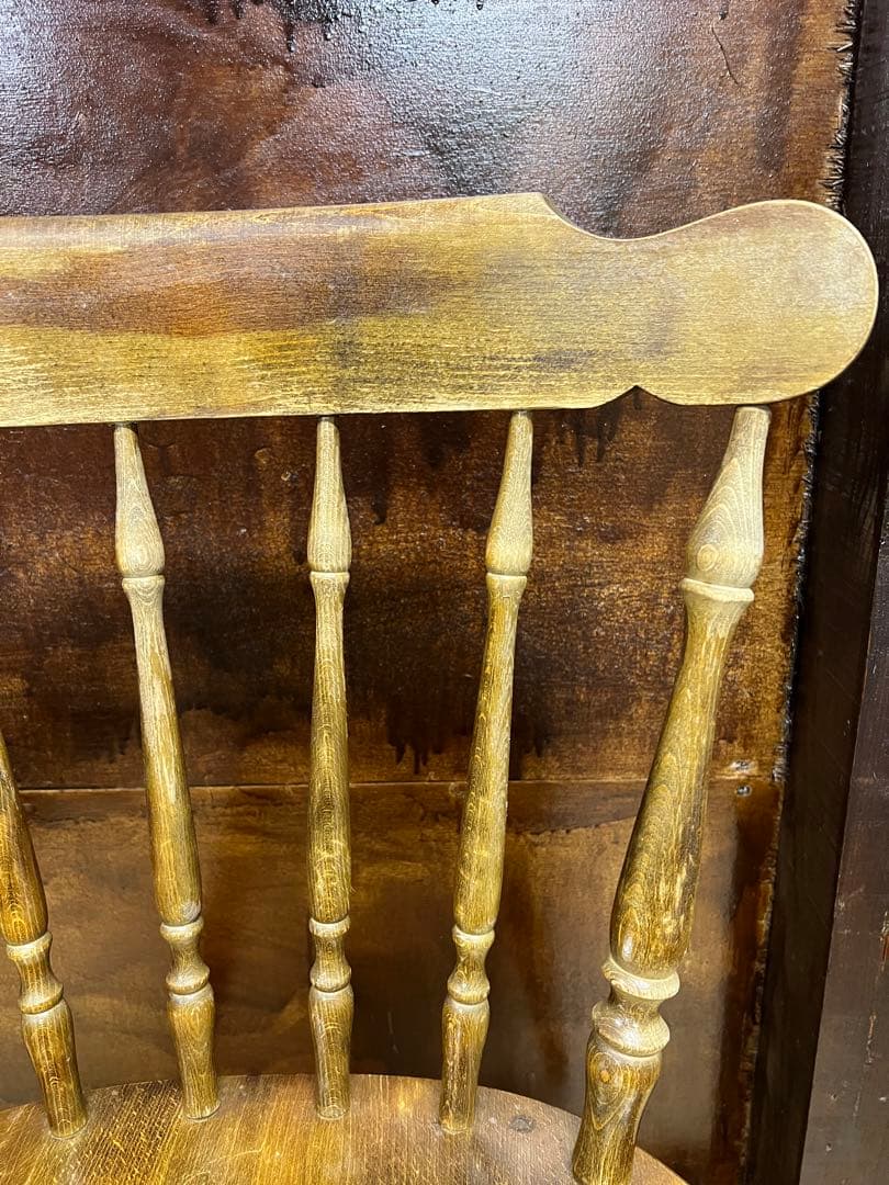 飛騨産業 キツツキ ウィンザーチェア 木製スピンドルバックチェア