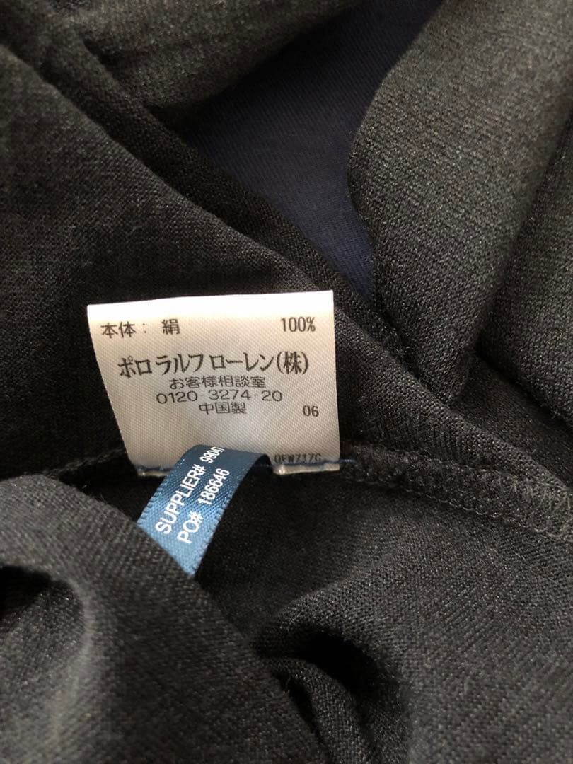 ラルフローレン　シルクカットソー　Lサイズ