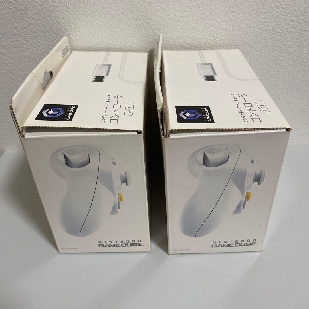 【GC】ゲームキューブ　コントローラ　ホワイト　2個