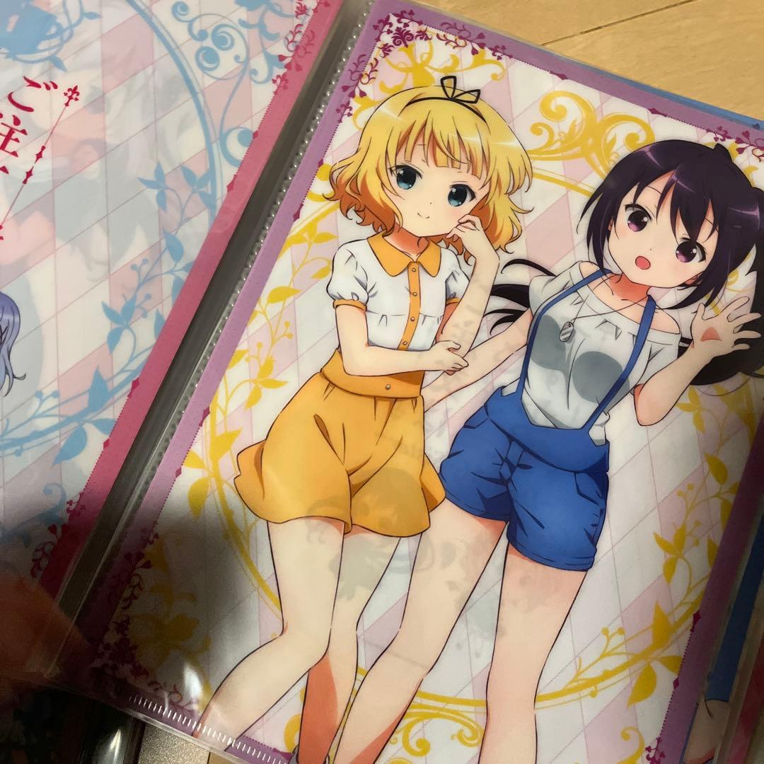 ごちうさ 120枚セット クリアファイル クリアファイルホルダー付き