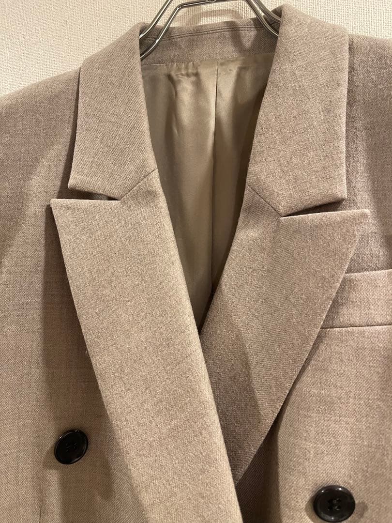 美品R'IAM PLAGE PEA ダブルテーラードジャケット38 Mサイズ