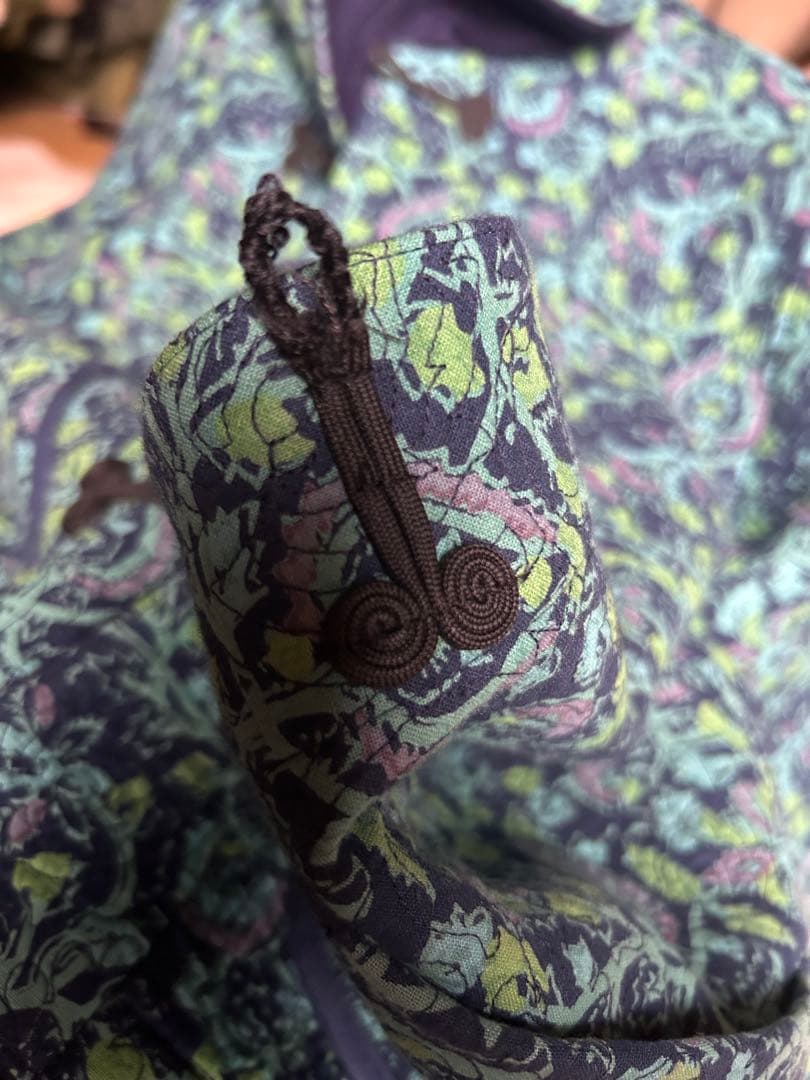 GAIJIN MADE 刺し子 チャイナジャケット カバーオール　インディゴ