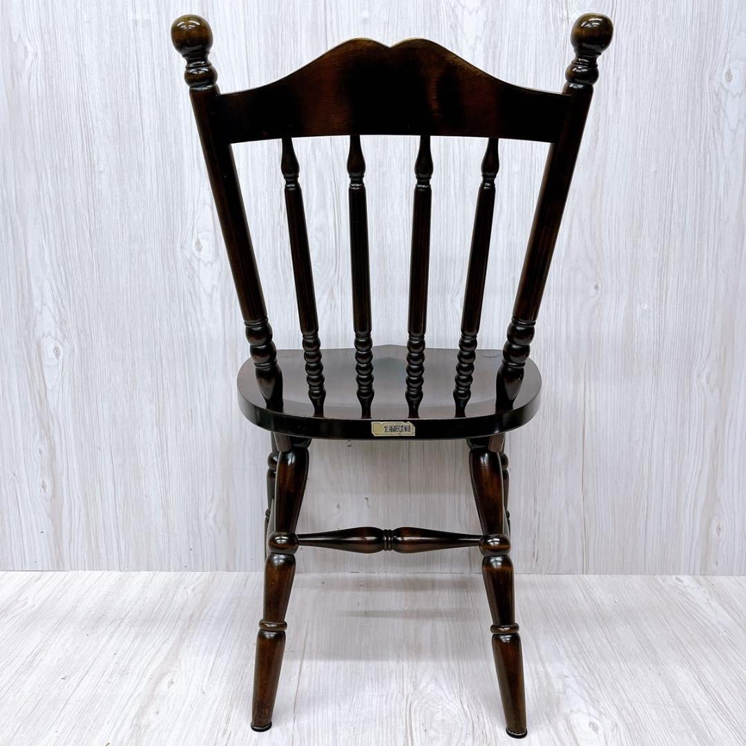 北海道民芸家具 ウィンザーチェア ダイニングチェア 椅子 いす イス④
