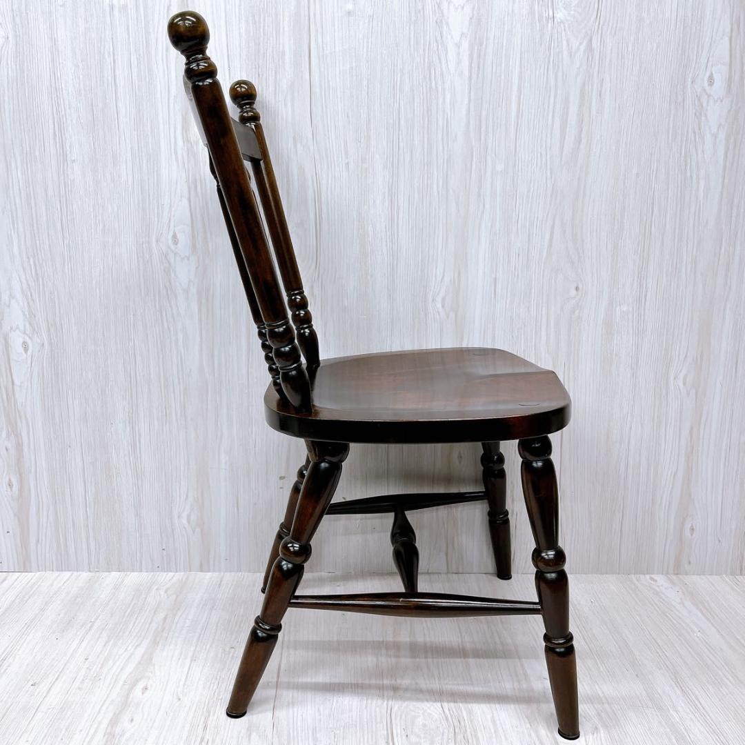 北海道民芸家具 ウィンザーチェア ダイニングチェア 椅子 いす イス④