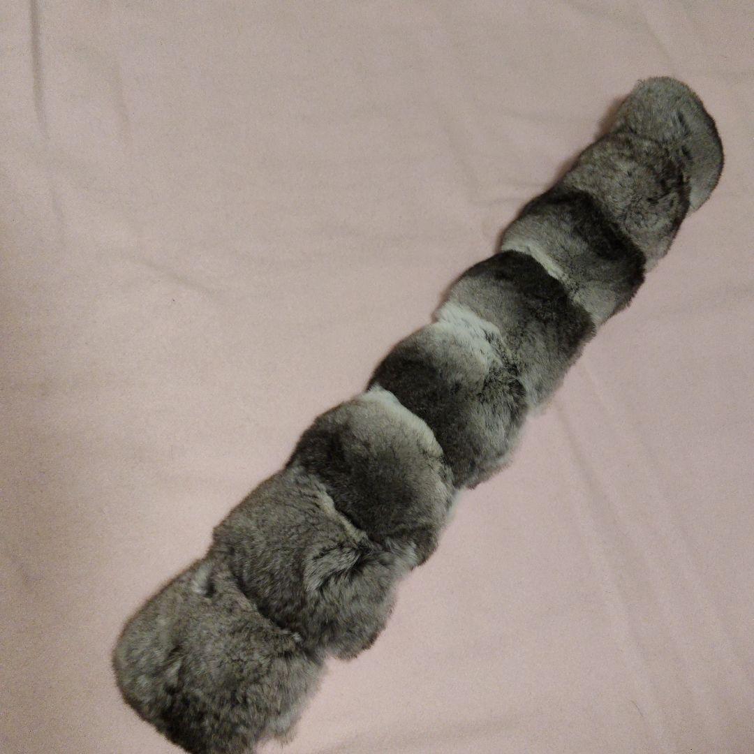 チンチラマフラーショール、、極美品