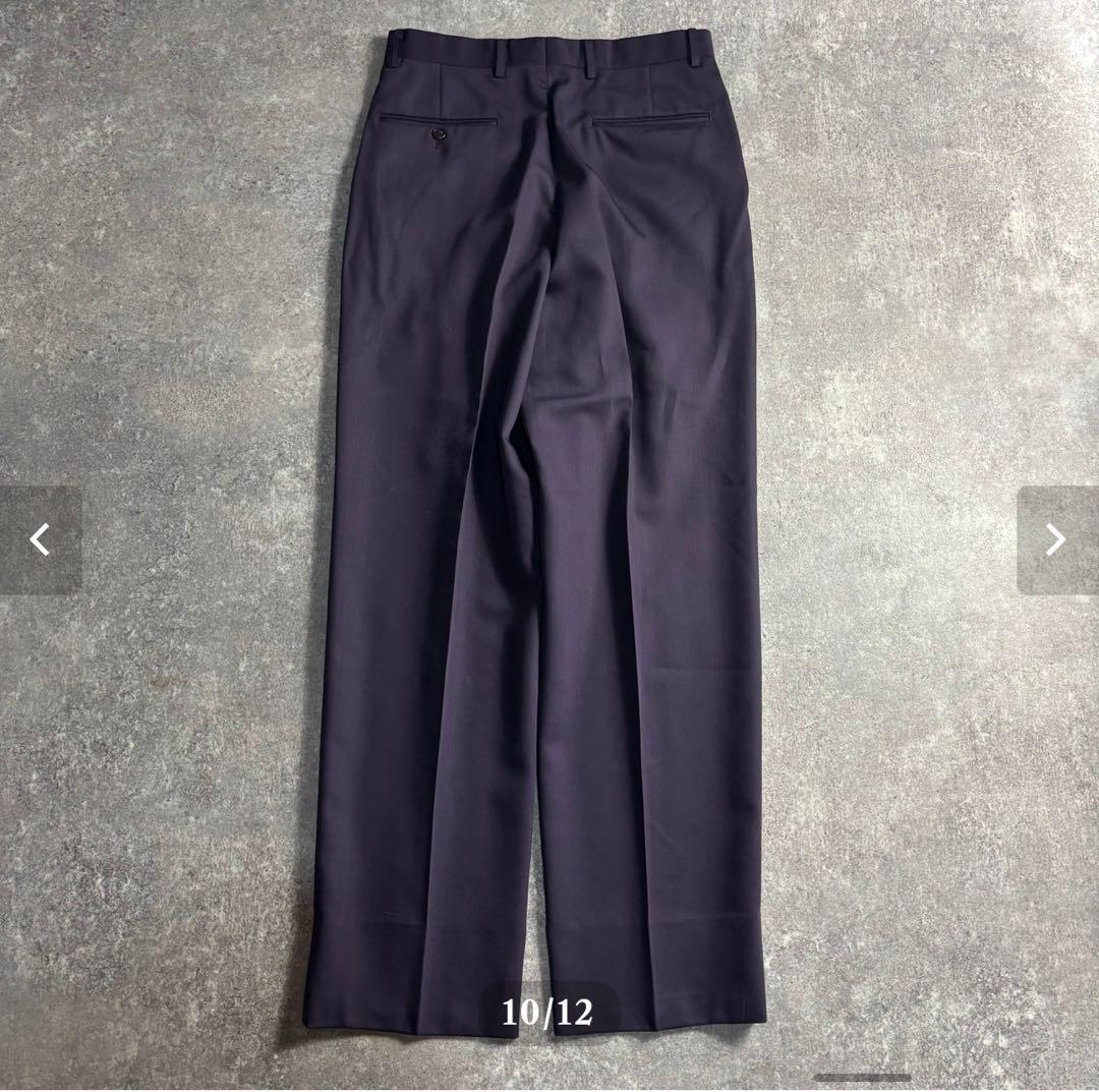 【vintage】セットアップ ダブルスーツ パープル 極上ウール ビンテージ