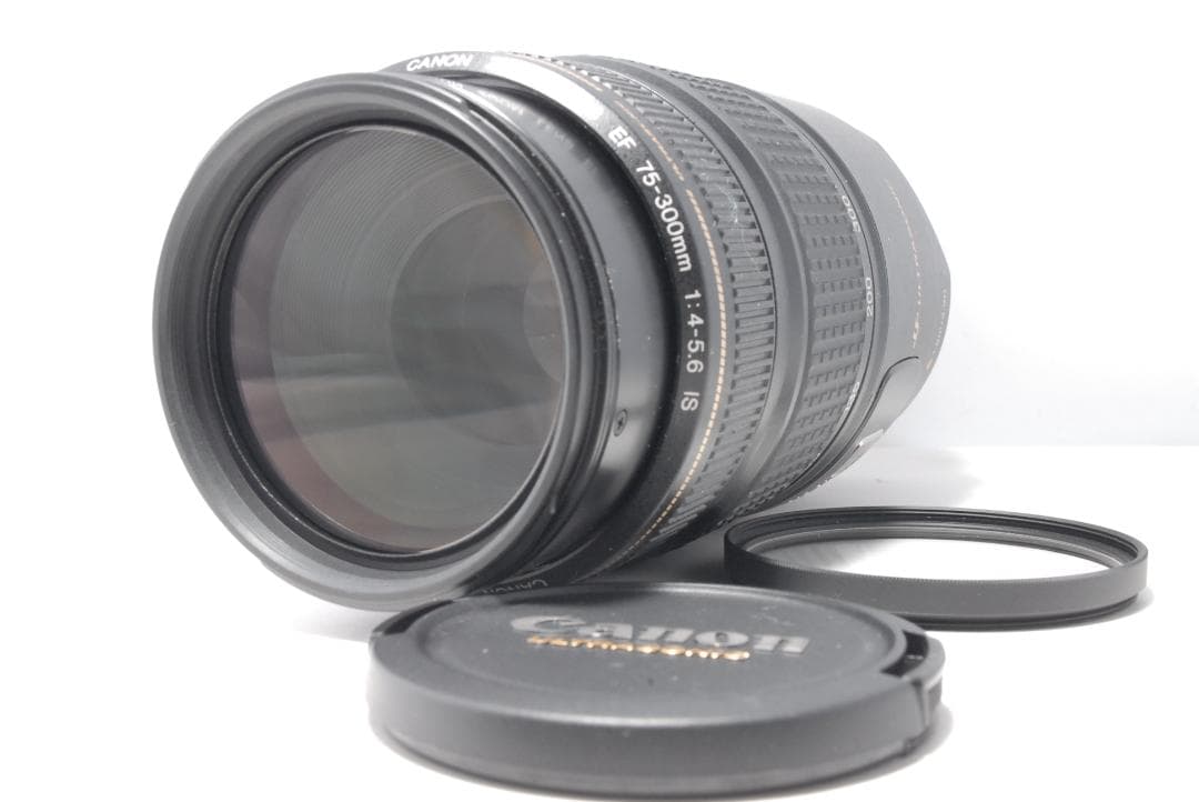 美品　Canon EF 75-300mm 1:4-5.6 IS 望遠レンズ