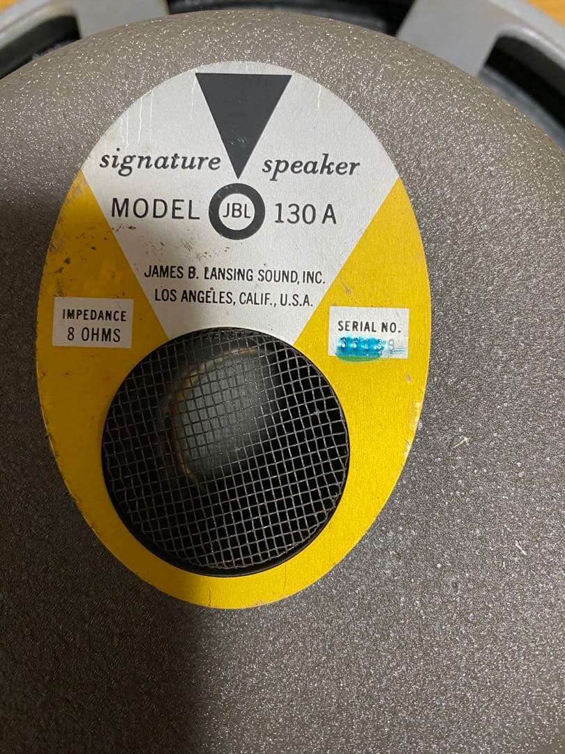 JBL 38cmコーン型ウーファーユニット 130A ペア ▽ 71EC6-10