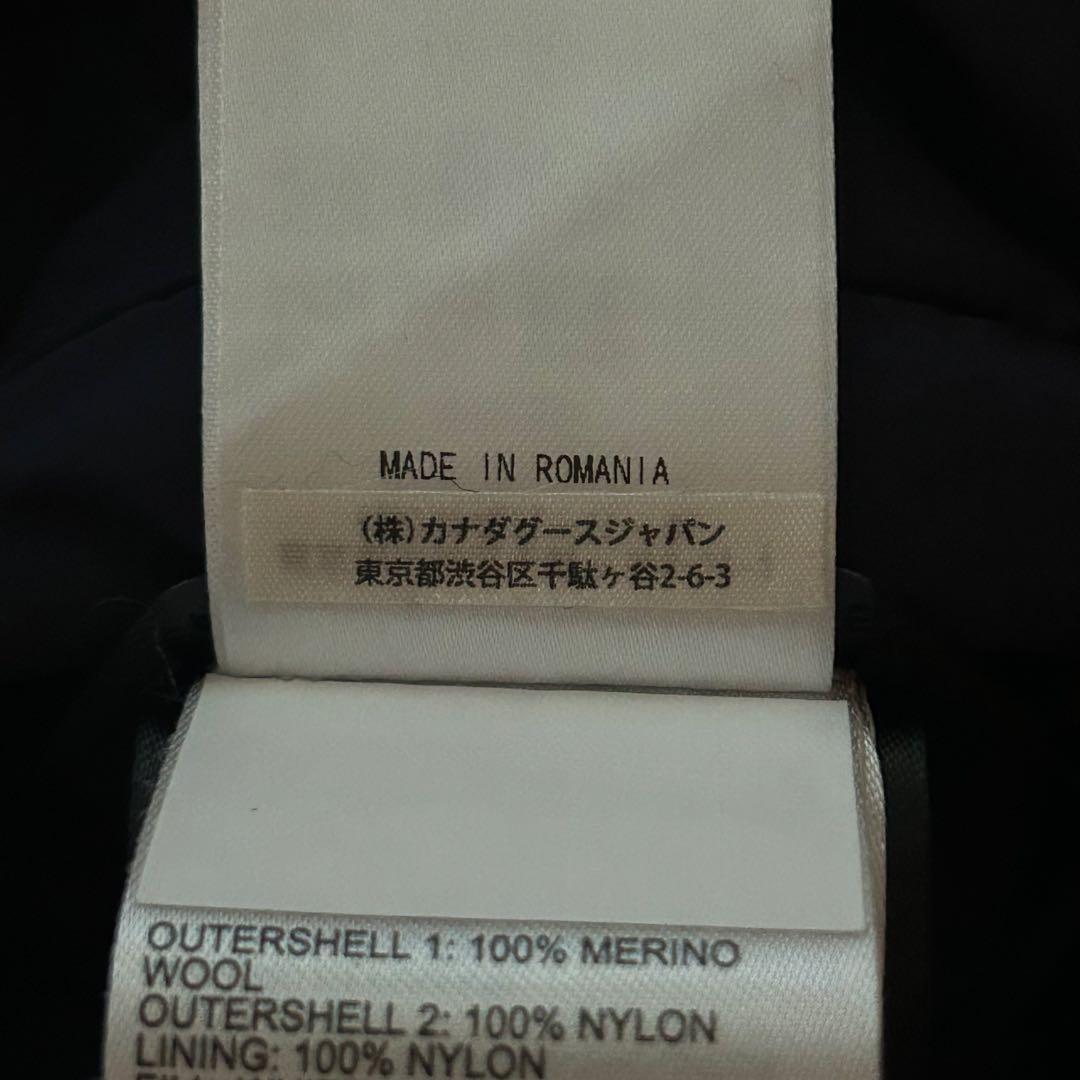 美品 ✨ カナダグース ダウンニット 6992MB 切り替え ブラックレーベル