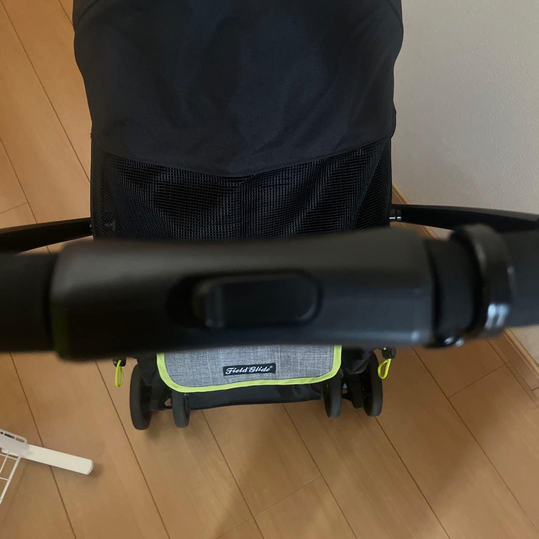Field Slate ペットカート 黒/グレー/ネオンイエロー