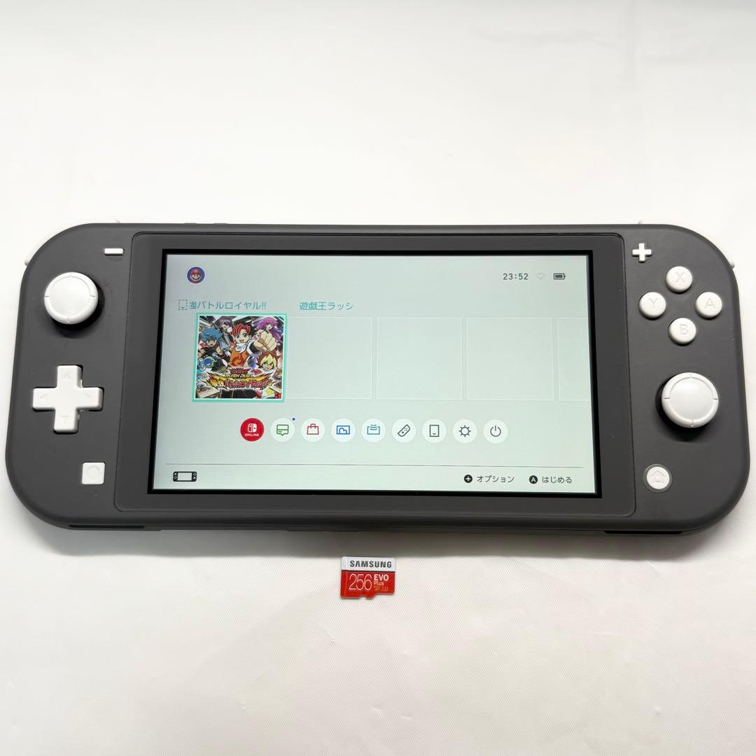 【液晶美品☆】ニンテンドー Switch Lite グレー SDカード 動作確認