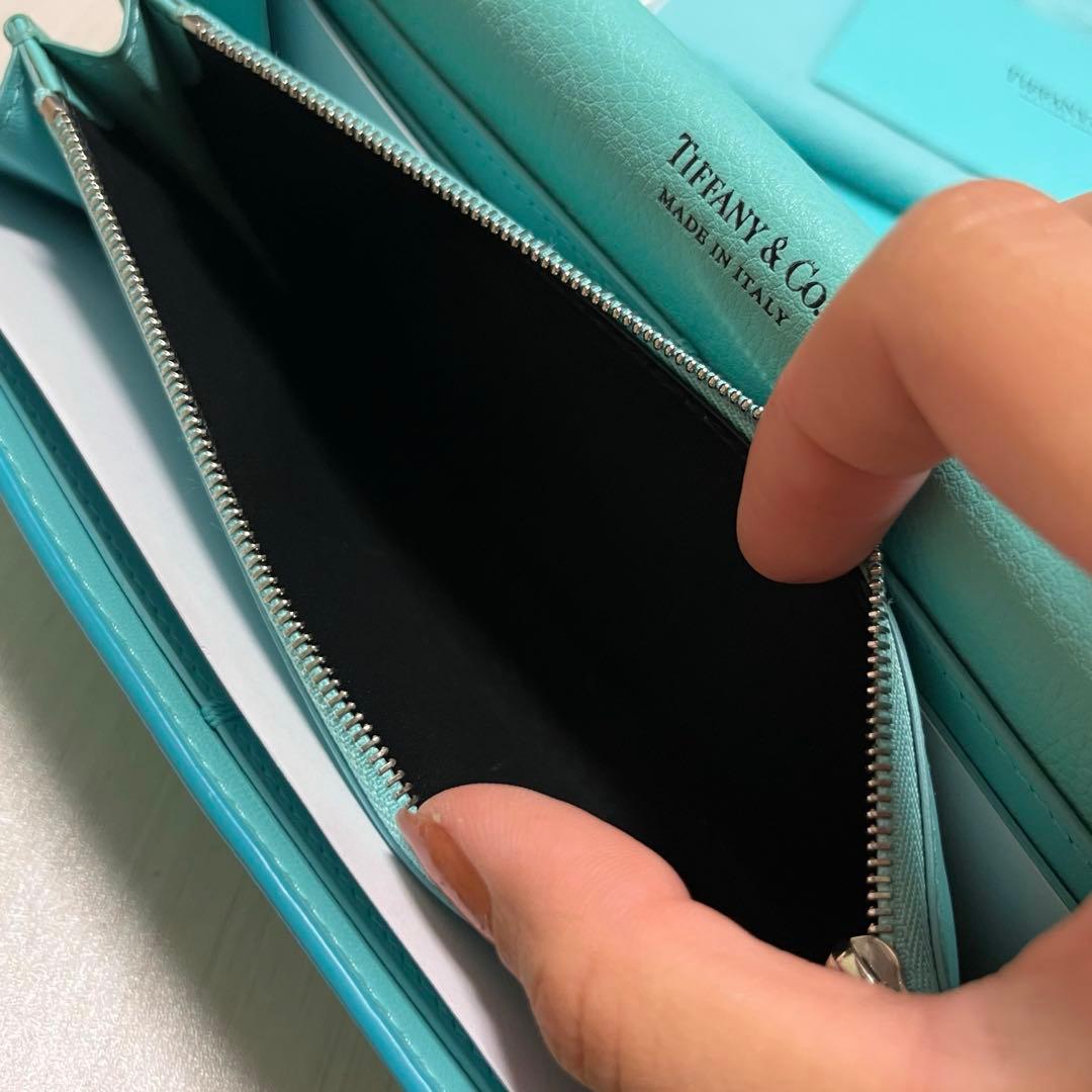 ティファニーキャットストリート　コンチネンタルフラップウォレット長財布