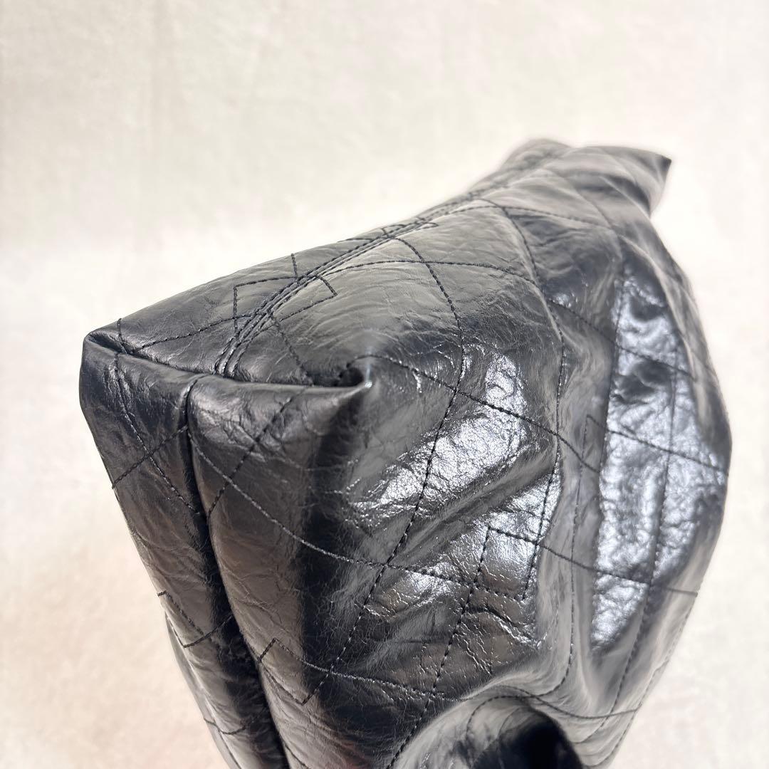 チャールズアンドキース ドゥオ ブレードチェーン ハンドル ホーボーバッグ 黒