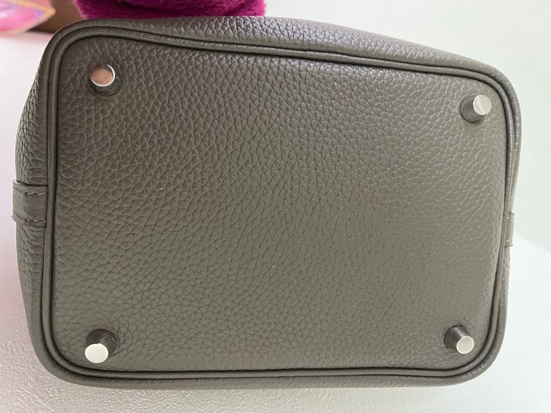 専用　本革ハンドバッグ　キューブバッグ　バケツ型バッグPM手縫い