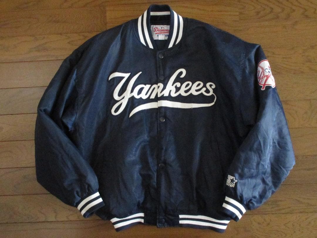 ★美品STARTER【ニューヨークヤンキース】中綿スタジャンL
