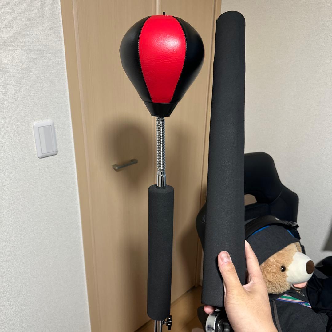 パンチングボール 赤・黒