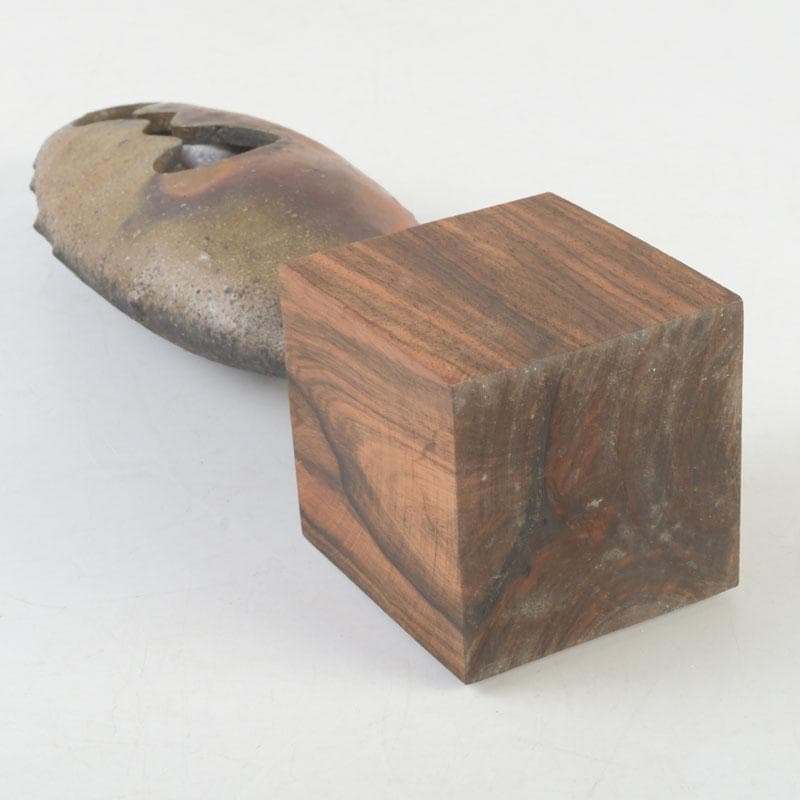 備前焼　置物　オブジェ　陶印あり　V　9713