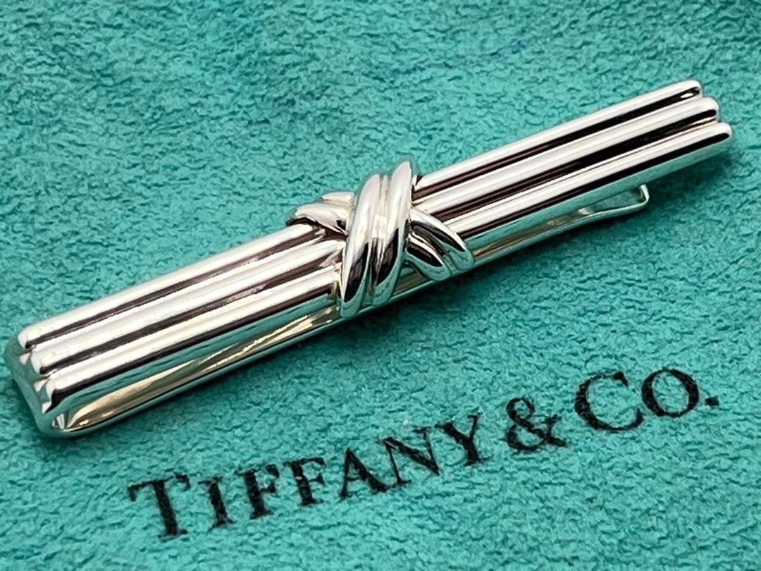 c365 美品　ティファニー　1992 シグネチャー　ネクタイピン　925
