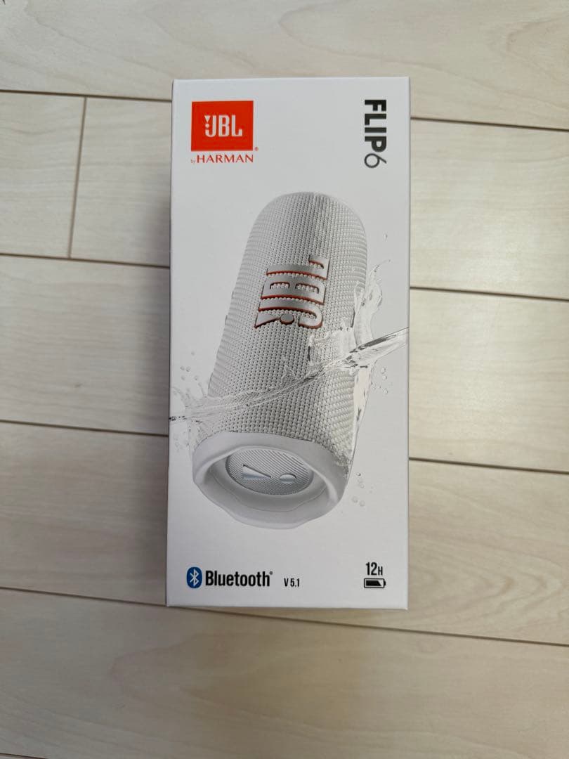 JBL FLIP6 ワイヤレススピーカー　ホワイト