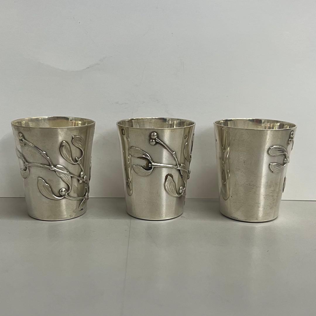 フランス　パリ　アンティーク　シルバー　銀製　リキュールカップ