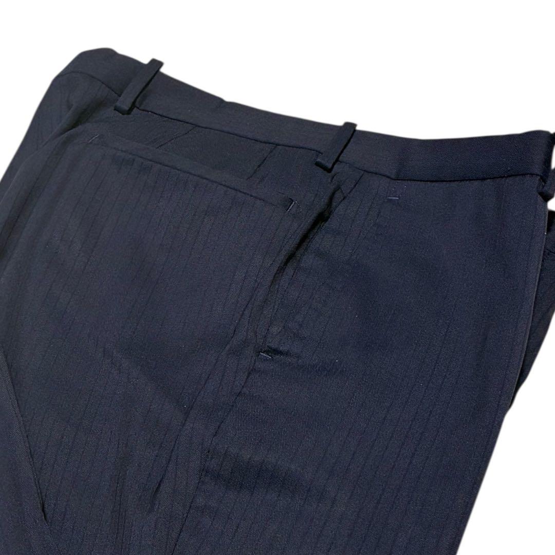 ORIHICA 3ピース リバーシブルベスト スーツ ネイビー A6