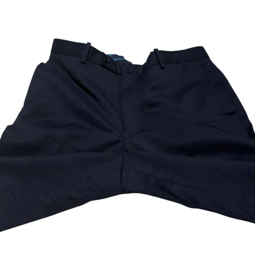 ORIHICA 3ピース リバーシブルベスト スーツ ネイビー A6