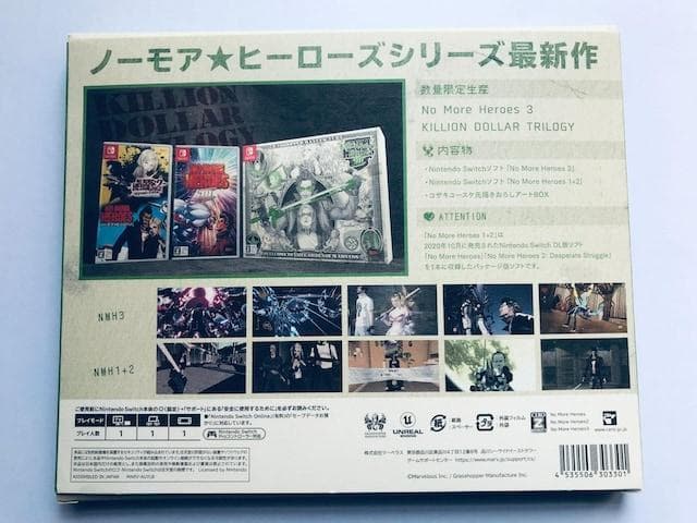 Nintendo Switch No More Heroes 3 KILLION DOLLAR TRILOGY