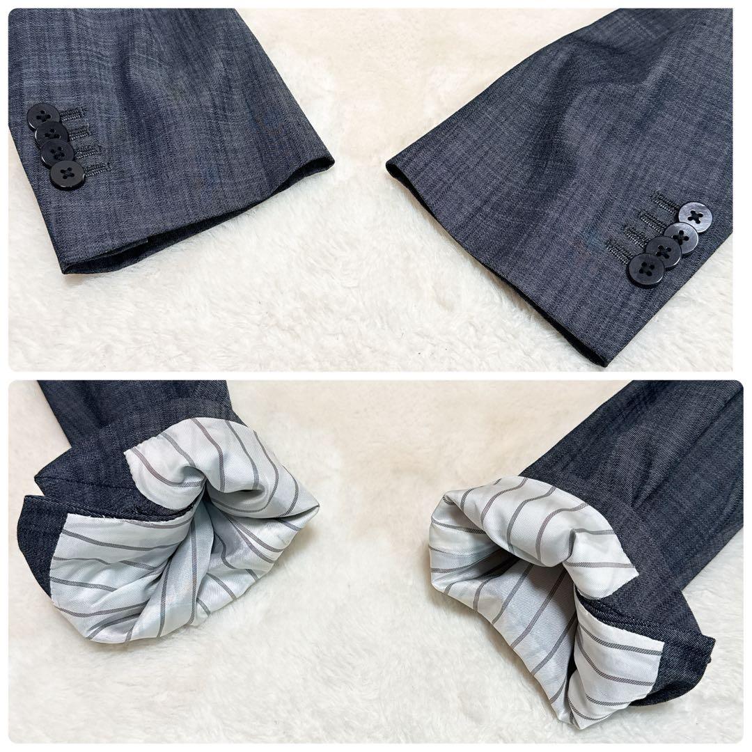 美品✨アルチザン スリーピース スーツ セットアップ L相当 グレー ボルドー