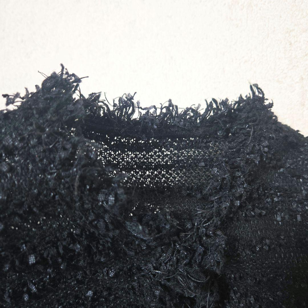 ソージュ　ツイードライクニットジャケット