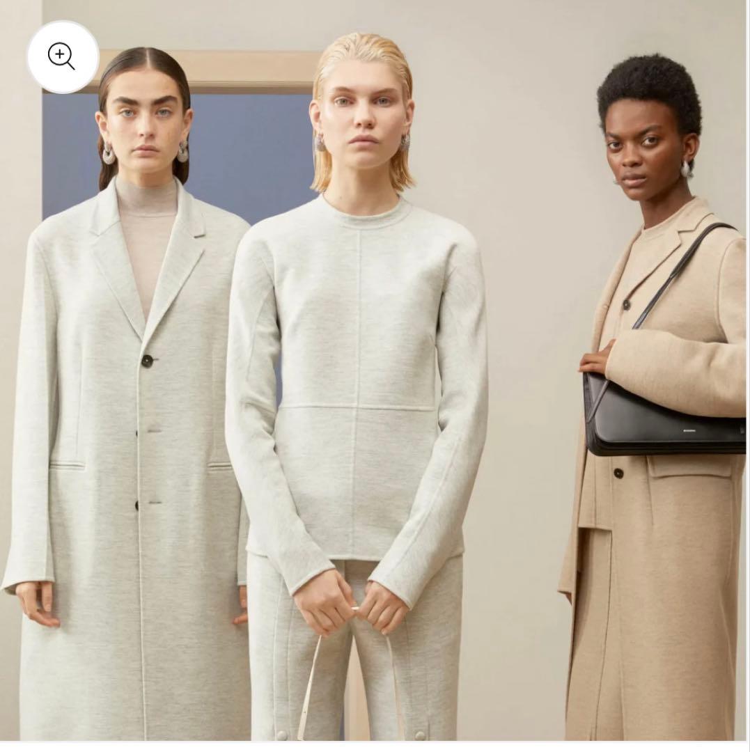 ジルサンダー　ウール　フェルトトップス　34