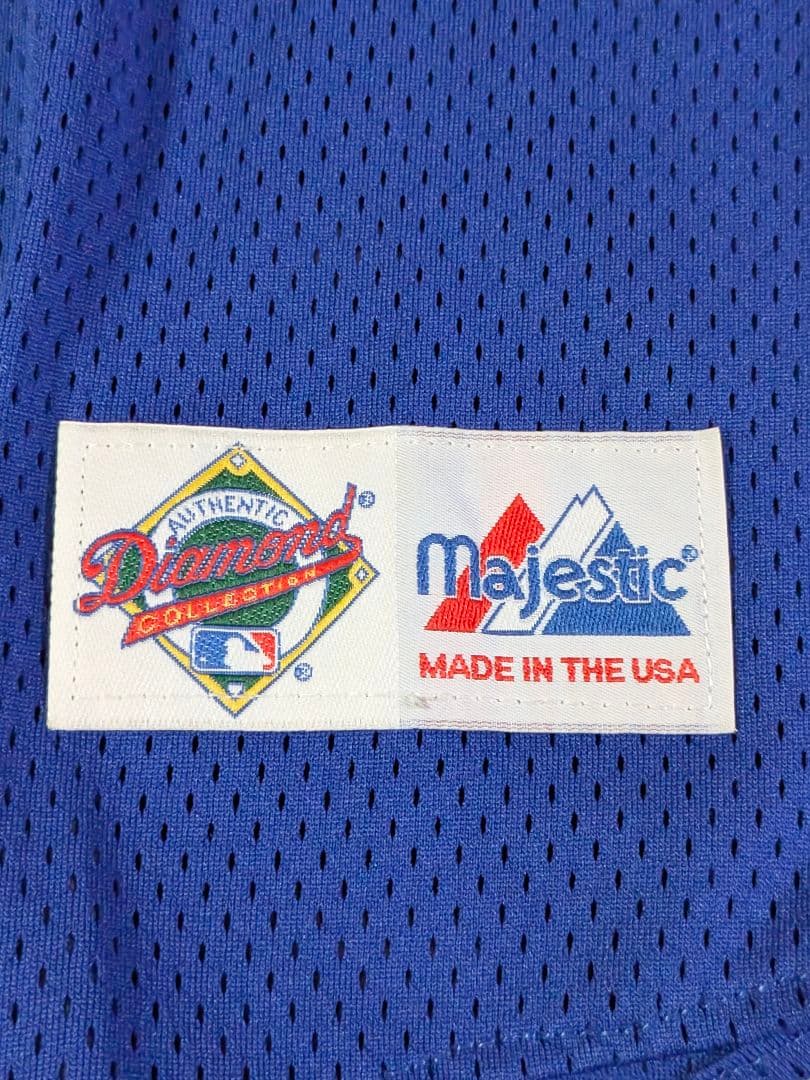 べアプ　90s USA製 マジェスティック　メッツ 吉井理人ユニフォームＭ