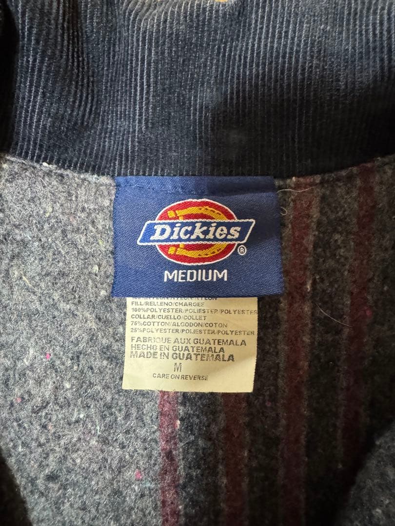 濃紺 Dickies 90s ビンテージ デニムカバーオール 裏地ブランケット
