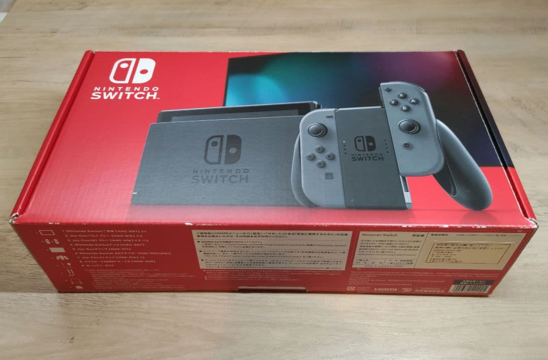 【k0310ohra】NintendoSwitch本体 付属品完備箱付き