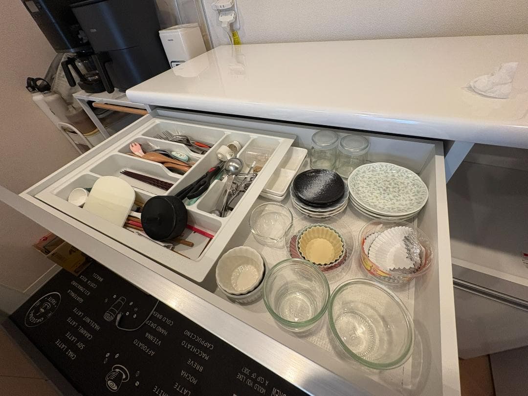 るい様限定　【大川家具】 キッチンカウンター 食器棚 完成品(日本製)