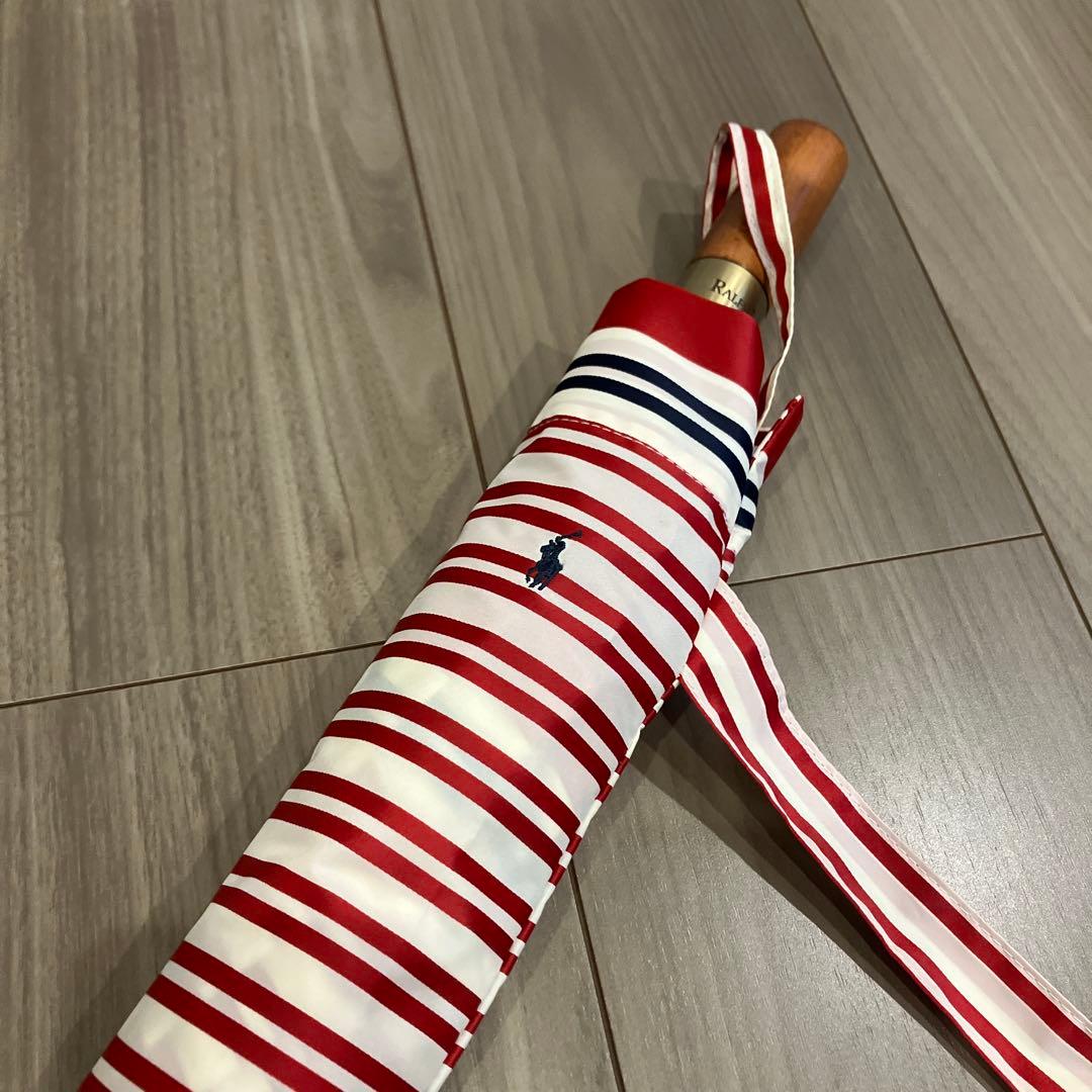 ほぼ未使用　ラルフローレン　長傘　カバー付き