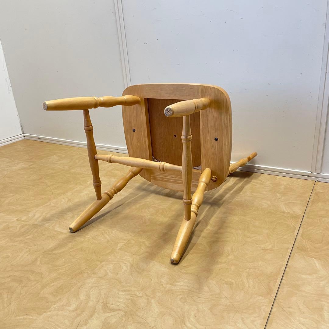 ミキモク ダイニングチェア① ウィンザーチェア 椅子 チェア 北欧スタイル 花柄