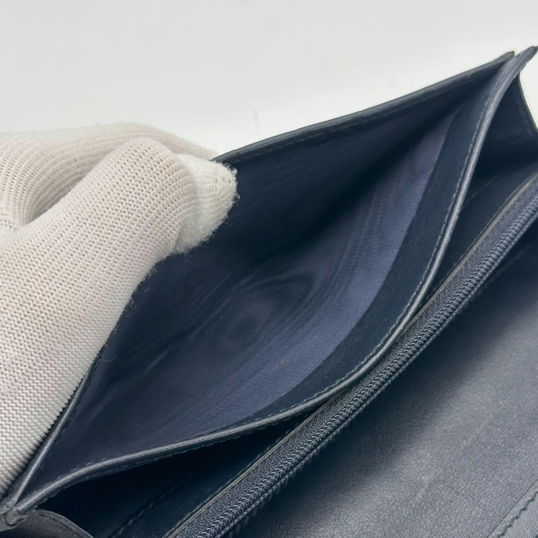 グッチ シェリー 二つ折り 長財布 GG レザー ブラック シマ