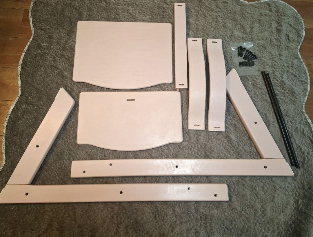 ☆STOKKE☆2台SET ピンク&グレー シリアル5~ 分解済み ※別購入可能