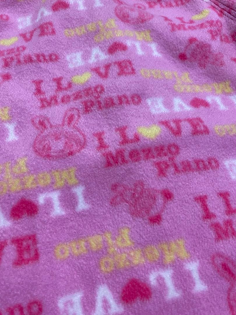 公*o様 メゾピアノ リバーシブル ブルゾン ベリエちゃん フリース 平成レトロ