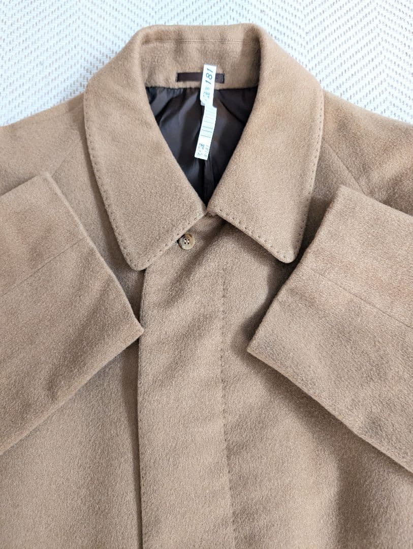 LANVIN PARIS　ランバンウール　カシミア100%　ロングコート　茶