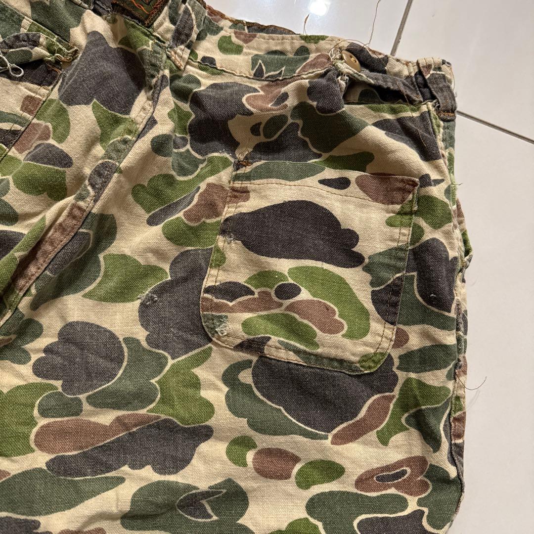 70s SAFTBAK ダックハンターカモ パンツ Vintage