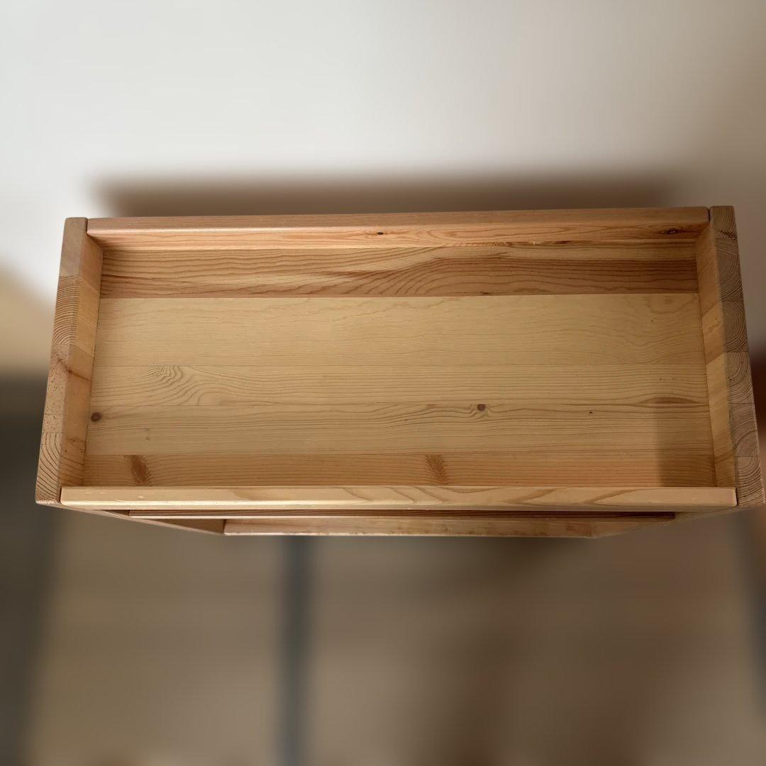 無印良品 パイン材デスク デスクワゴンセット1